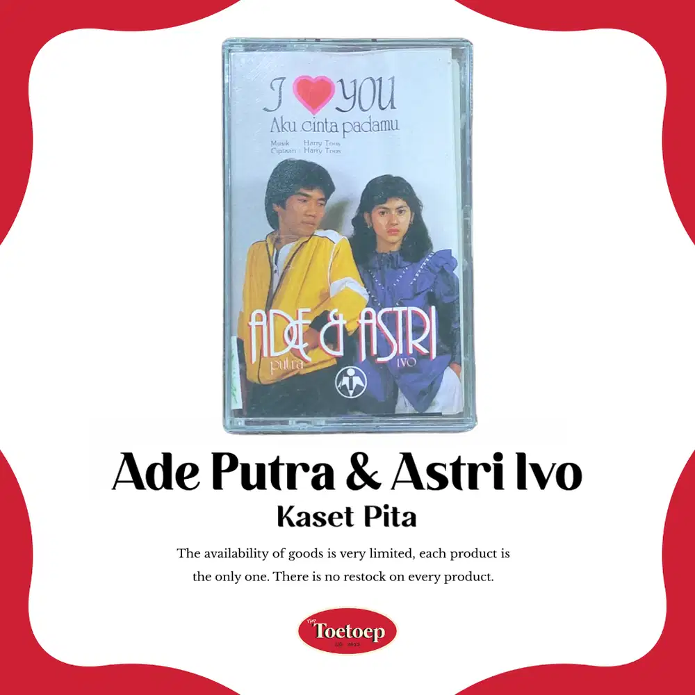 Kaset Pita Ade Putra & Astri Ivo - Aku Cinta Padamu