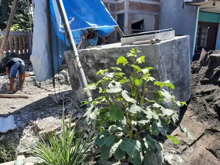 Bak tandon air beton cor