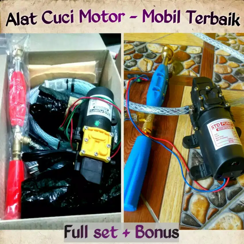 Alat Cuci Motor Mobil (Grab)