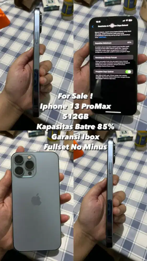 Iphone Pro Max Gb Ibox Resmi Handphone