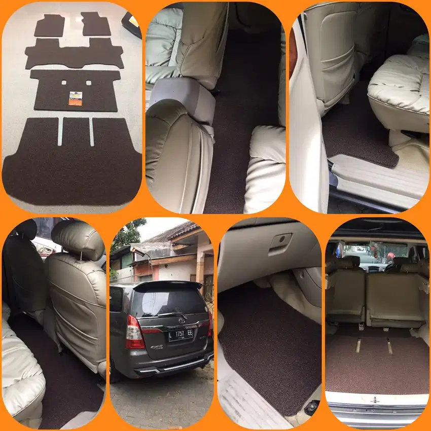 Karpet Mobil innova,pajero,fortuner,wuling,cortez,xpander full bagasi