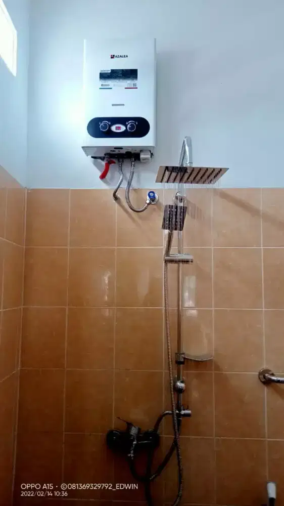 pusat penjualan dan instal water heater gas palembang
