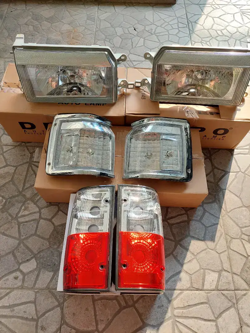 Lampu Kristal kijang grand 1set