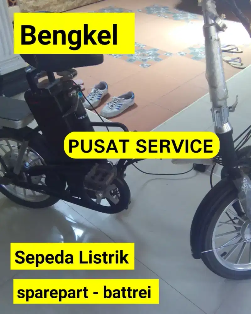 Sepeda Listrik Spesialis Service Sparepart Bergaransi