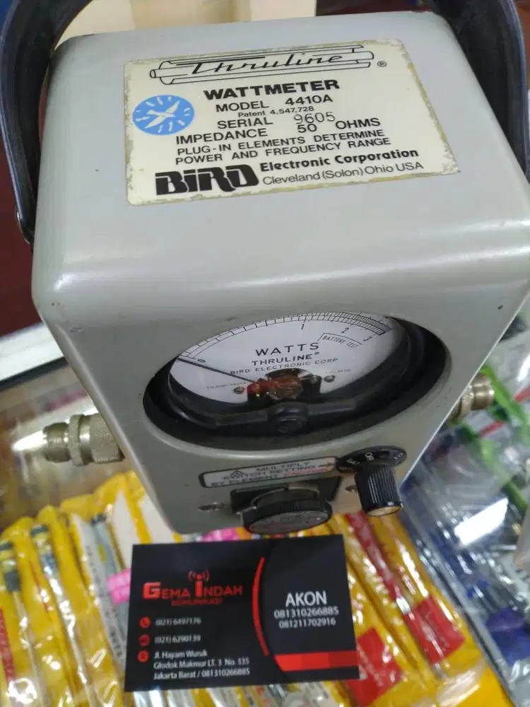 WattMeter Watt Meter Power BIRD THRULINE 4410A 9605 100W 100 Watt USA