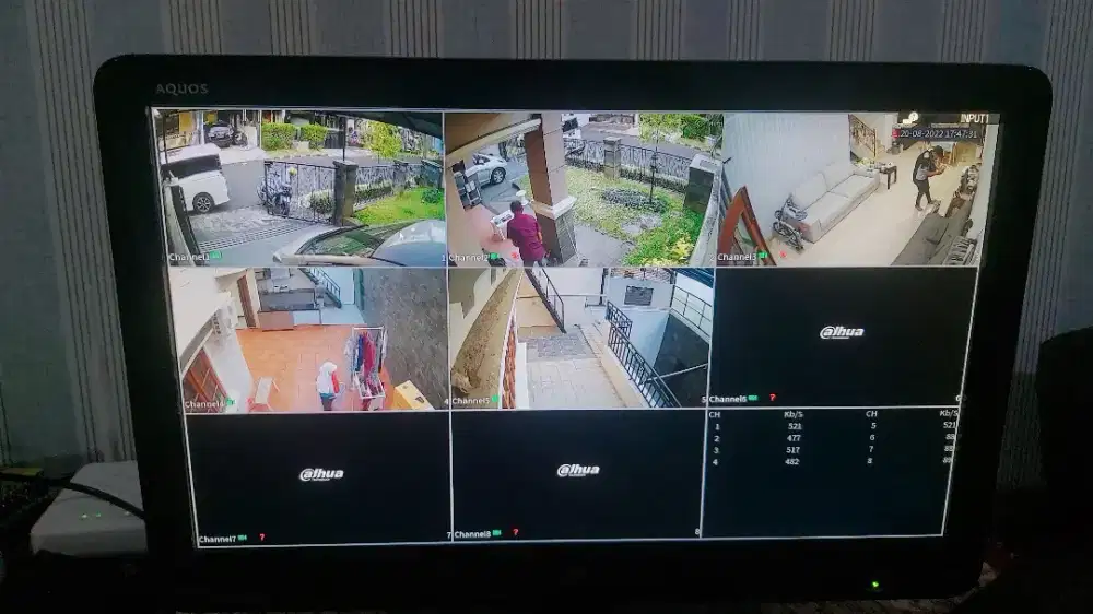 Super Hemat Paket Cctv 4 Kamera Full HD Bisa Konek HP