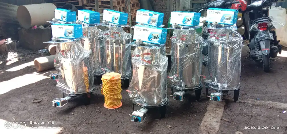 Bisa untuk laundry konveksi setrika uap nanti gas