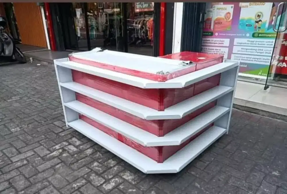 Rak meja kasir ukuran L