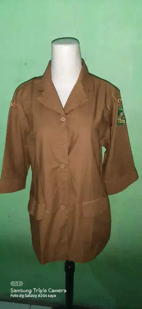 Jual baju dinas pendidikan coklat