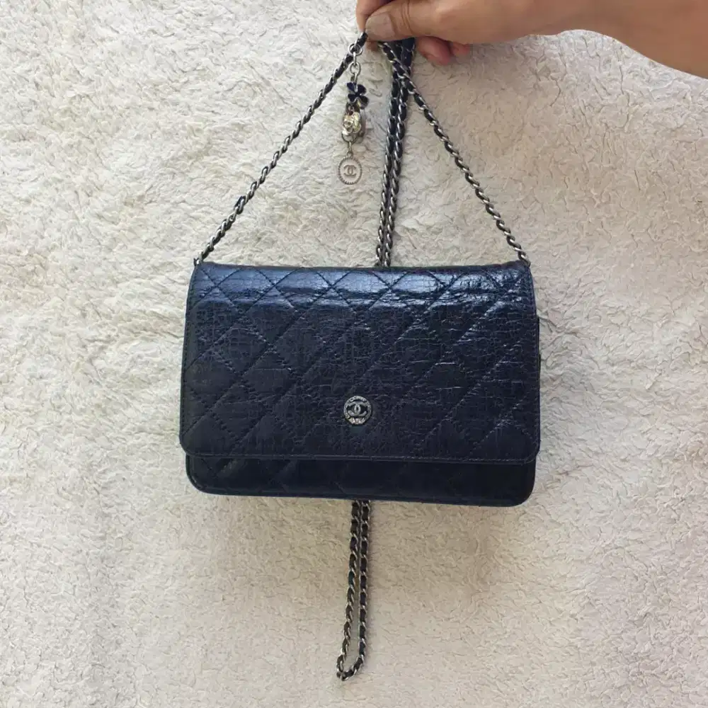 Tas Chanel Hitam Kulit Asli Unik Sling Bag Mini