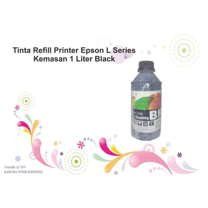 Tinta Dye PSeries Premium EPSON L220 L1110 LX310 L360 LSeries Black