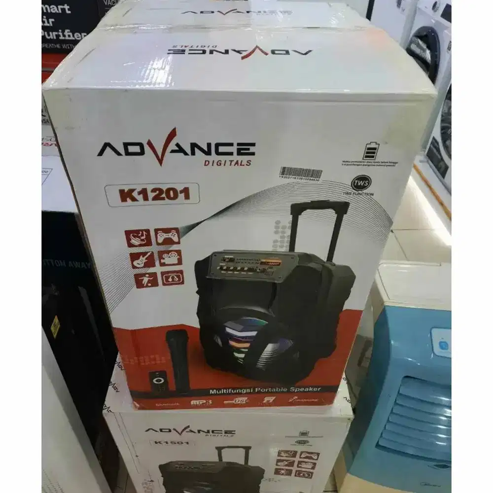 Speaker Aktif Advance K1201 Portable 12 inch