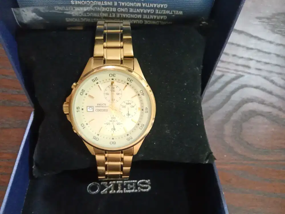 Jual BU Jam Tangan Seiko Chronograph Sangat Bagus Jarang Pakai