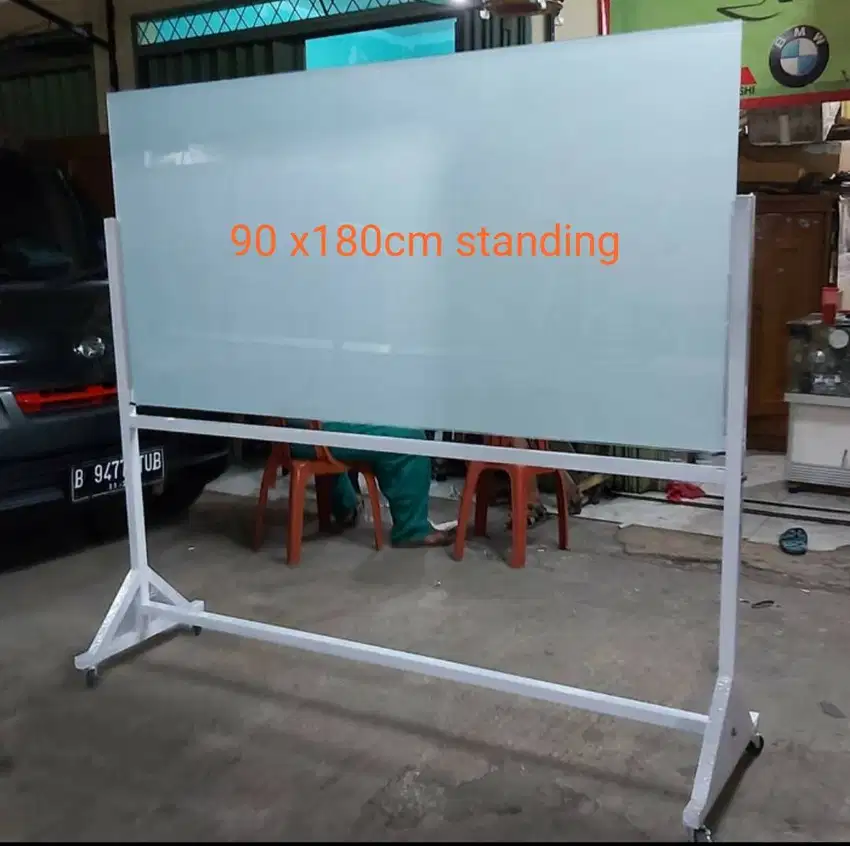 Glass whiteboard 90x180cm