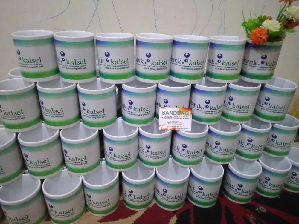 Mug Sablon Custom Souvenir Promosi Berkualitas