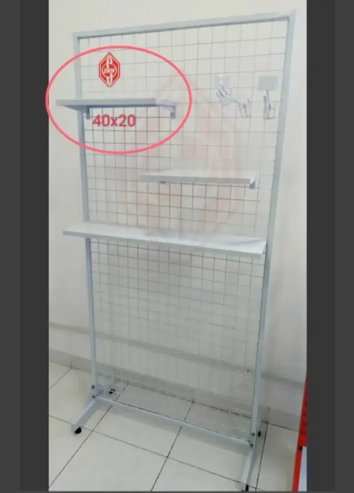 Rak Shelving Ram2an P.40xL.20cm