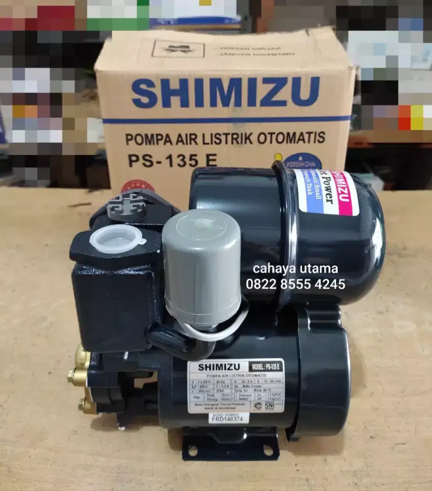 POMPA AIR SHIMIZU OTOMATIS PS-135E (BARU DAN BERGARANSI)