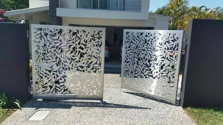 gerbang atau pagar plat besi cnc laser cutting #9