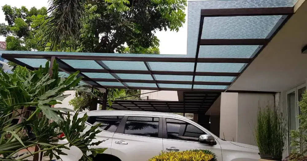 Kanopi kaca mewah dan elegan bergaransi#201#