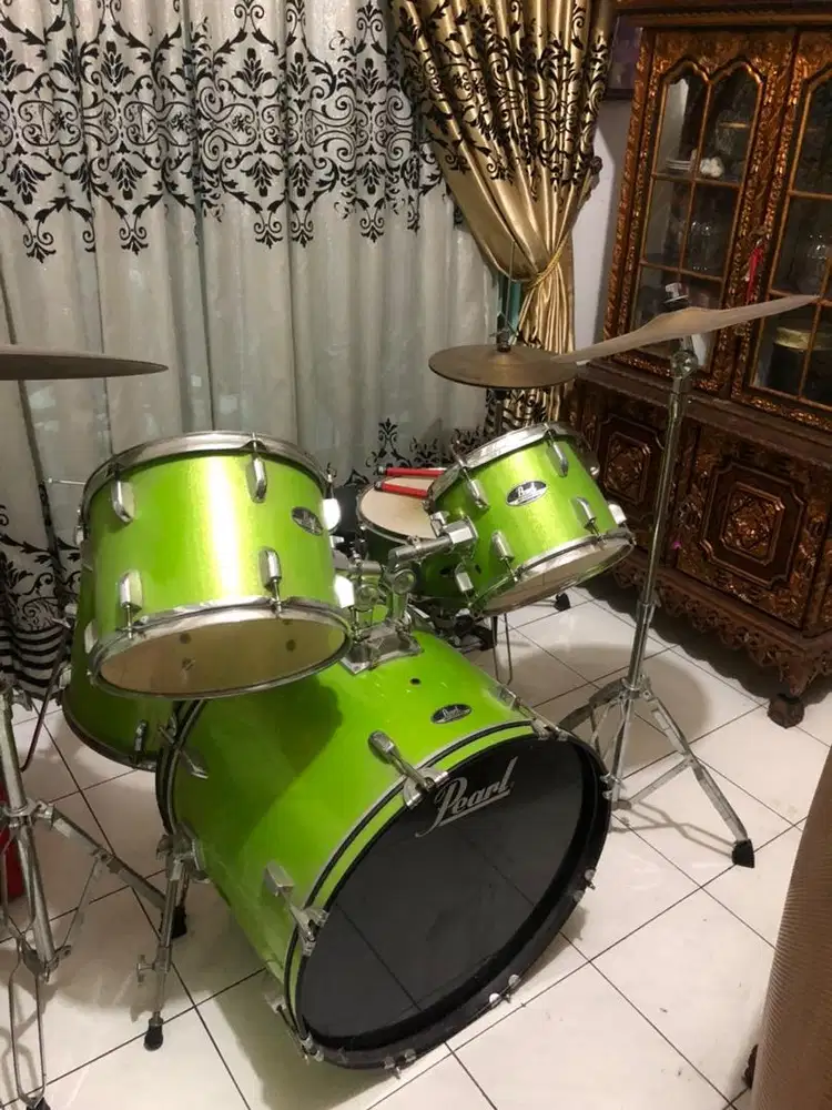 JUAL CEPAT Drum Akustik Merk Pearl NEGO