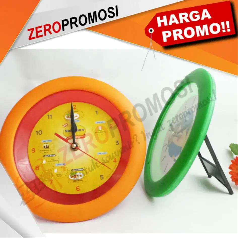 Jam Dinding promosi tipe 137 T warna ring bisa request