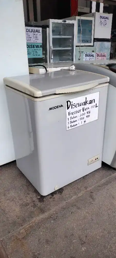 Chest Freezer Box MODENA MD 10 W 100 Liter, SECOND SIAP PAKAI, Bandung