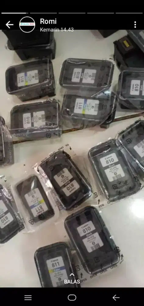 Jual beli cadridge baru dan bekas