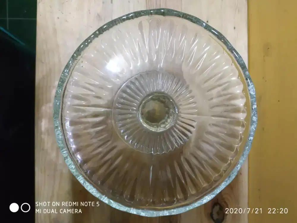 Wadah Kue Taart & Buah Kaca Lawas/Antik