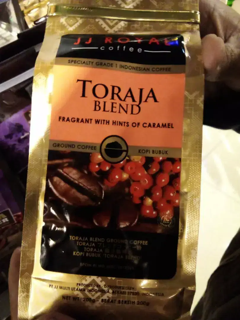 Kopi Bubuk Toraja Blend 200 gr Rp 88.000