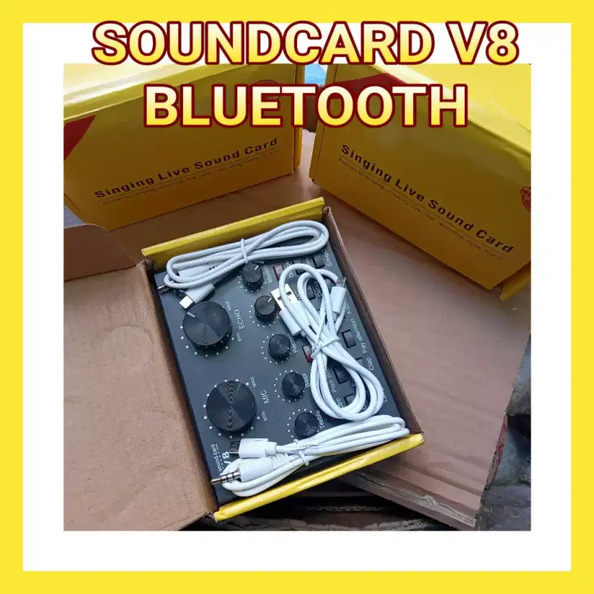 Sound card live music V8