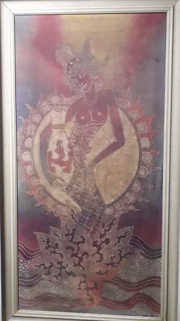 Lukisan batik  asli  Maestro  Kuswadji K