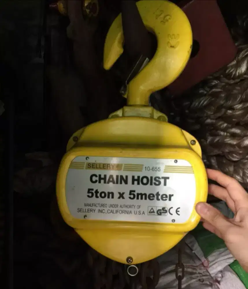 TAKEL /KATROL CHAIN BLOCK SELLERY 5 TON X 5 METER