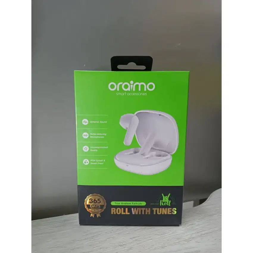 0ORAIMO ROLL TWS BLUETOOTH EARPHONE  WIRELESS HANDSFREE HEADSET