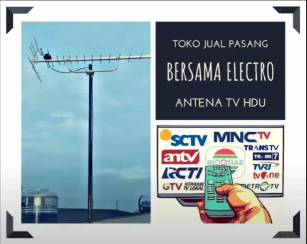 Paket Pemasangan Baru Antena TV Digital Bergaransi