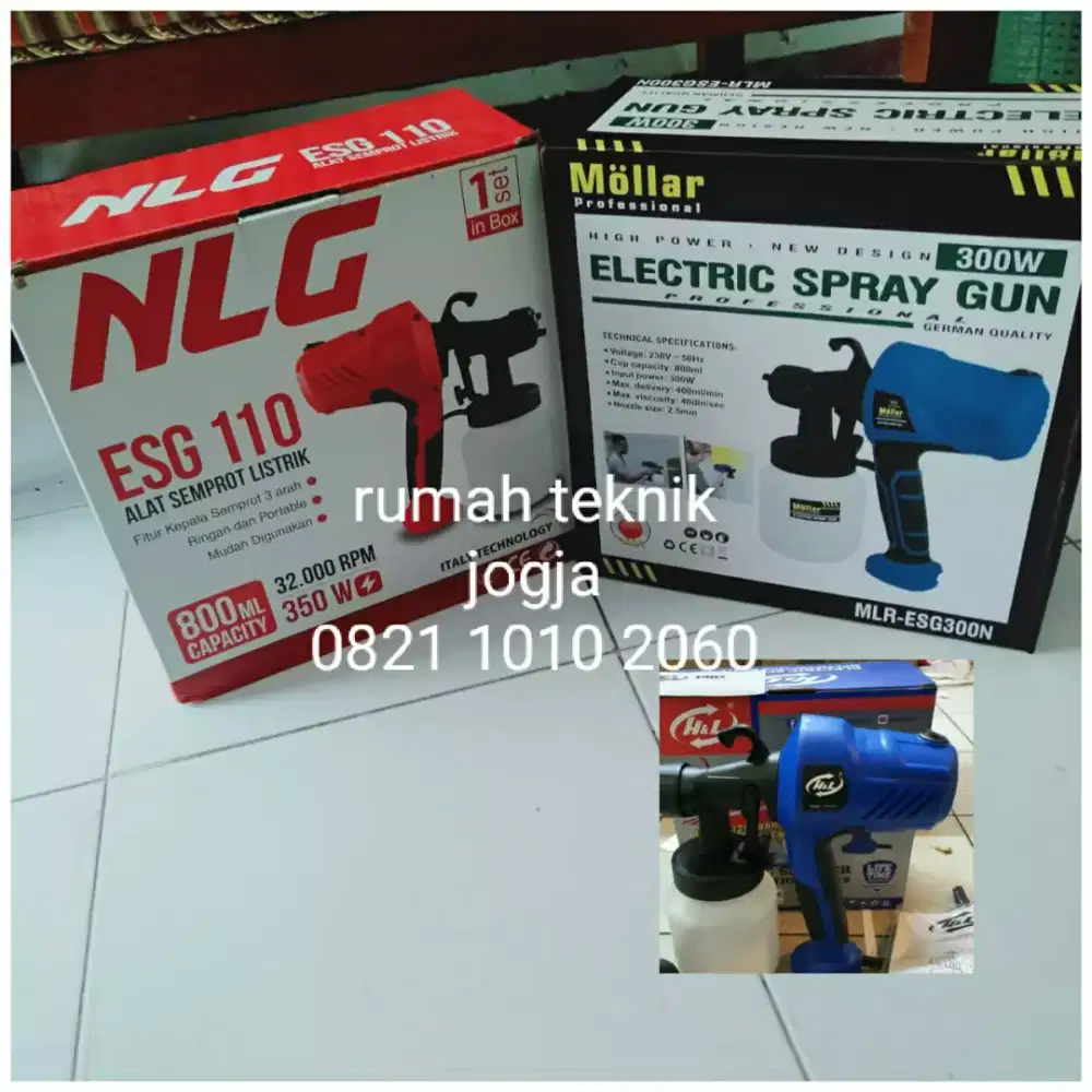 (rumah teknik jogja)mesin elektric spray gun