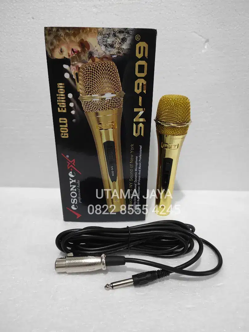 MICROPHONE KABEL SN-909 ESONYE GOLD EDITION