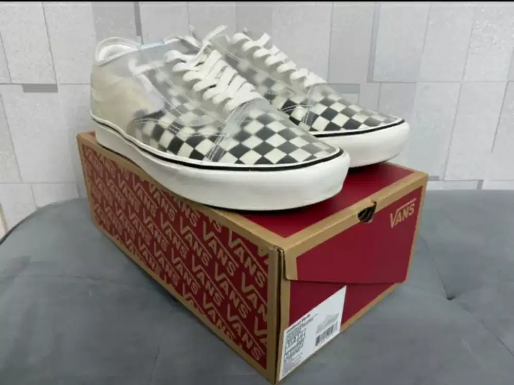 VANS SLIP- SKOL CHECKERBOARD BLACK/WHITE