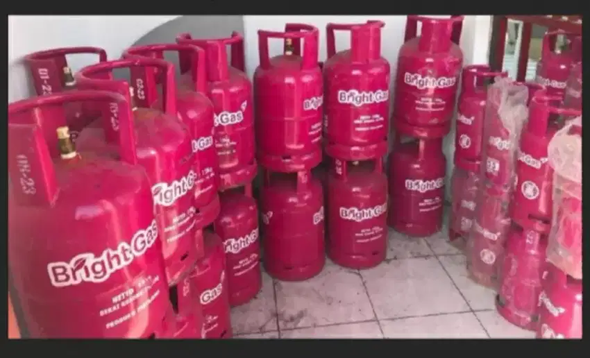 Isi ulang / Refil tabung Gas LPG 5.5kg bright gas