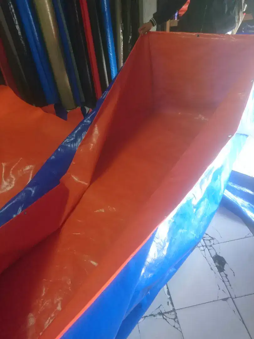 Terpal kolam kotak harga permeter perseginya