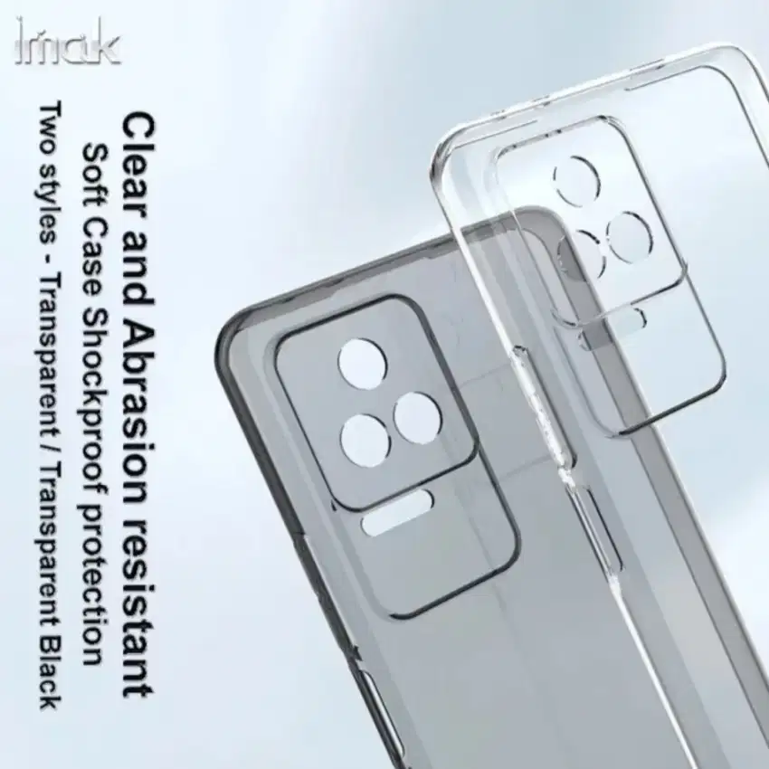 Imak Softcase TPU transparant shockproof untuk Poco F4