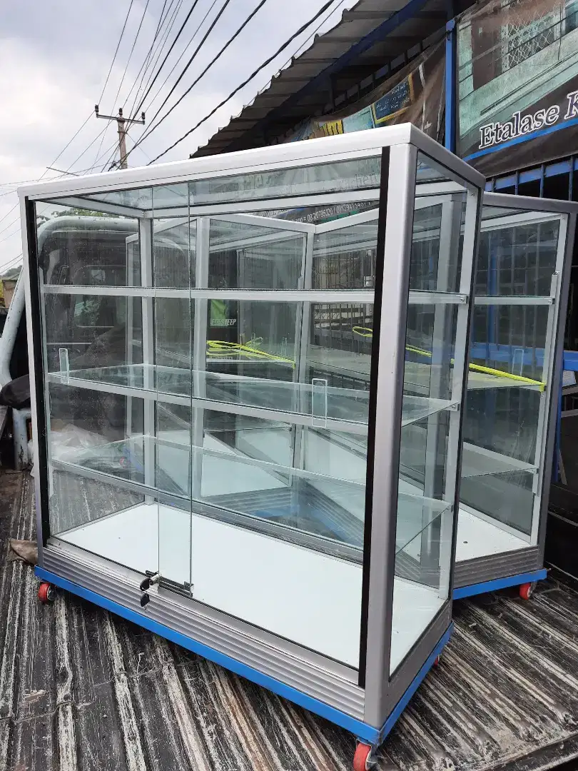 Etalase warung toko 1 meter x 1 meter