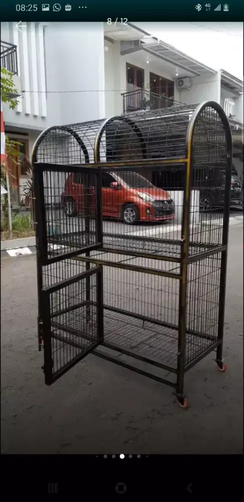 kandang kucing besi 2 lantai