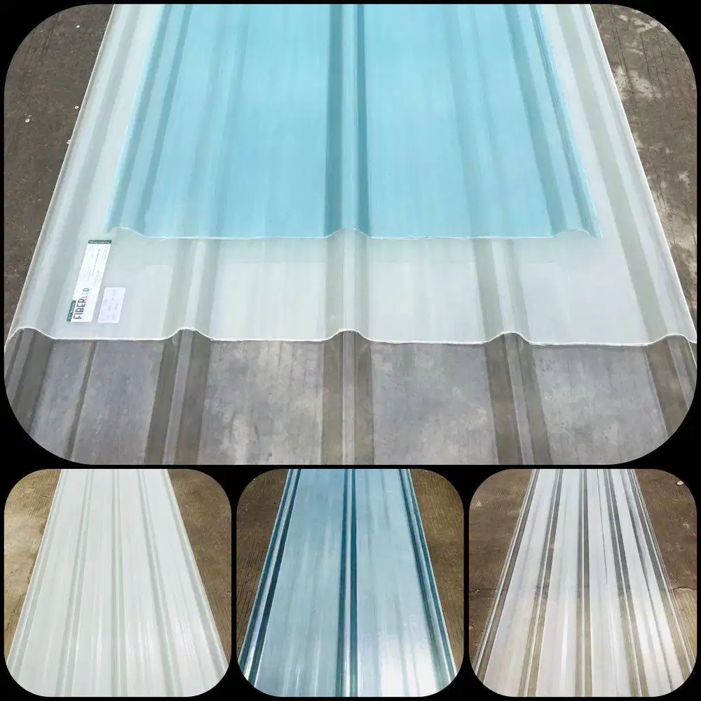 ATAP FIBER GLASS PENERANGAN SKYLIGHT