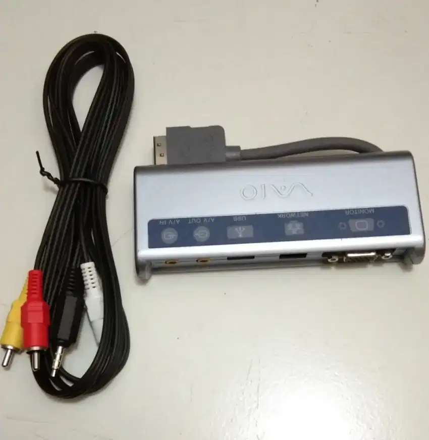Sony Vaio port Replicator model PCGA-PRC 1 dan kabel , ori .