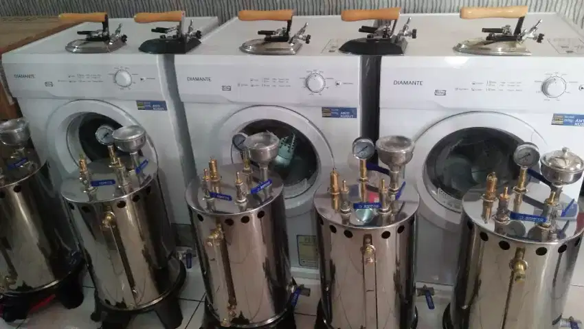 Setrika Uap Laundry Konveksi Thrift,Mesin Pengering,Paket Laundry