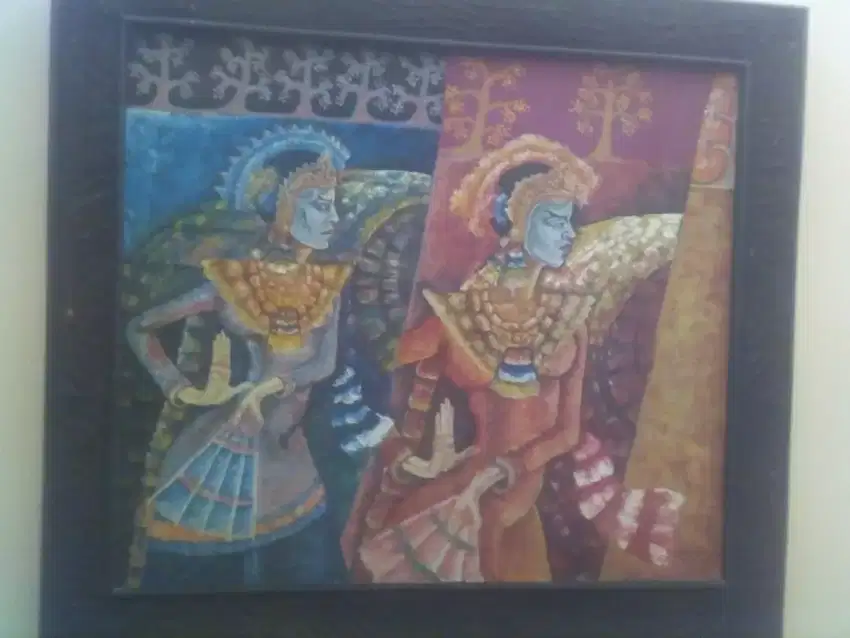 Lukisan Canvas 2 Penari