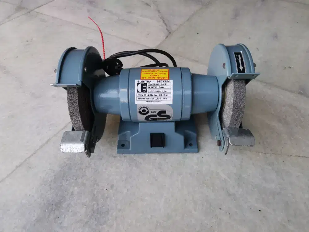 Gerinda duduk MADE IN GERMANY bench grinder gres dr baru tak terpakai