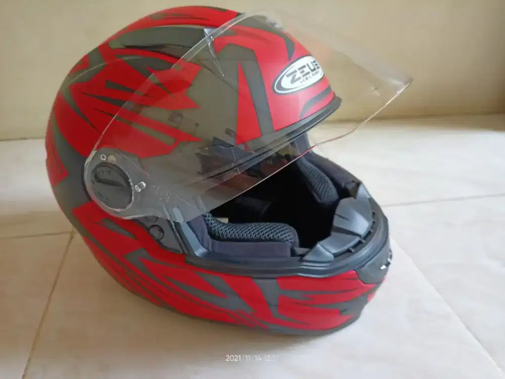 Helm full face Zeus ZS811 AL34 Black Red - Full Face