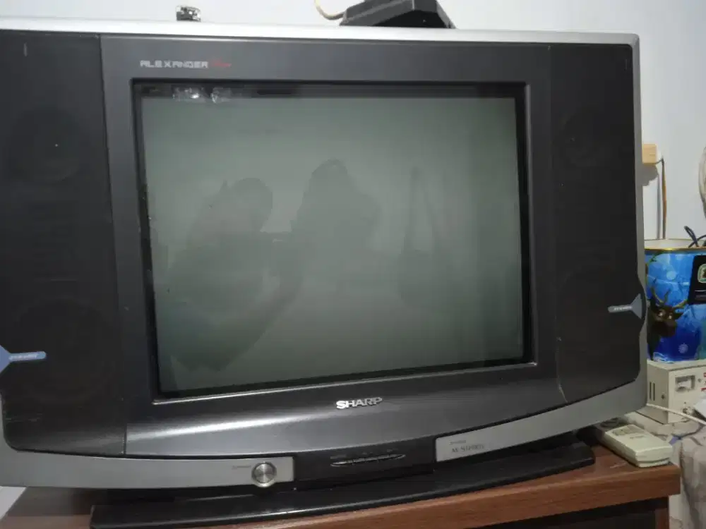 Kondisi normal siap nonton TV merk sharp 21 in Alexander pro