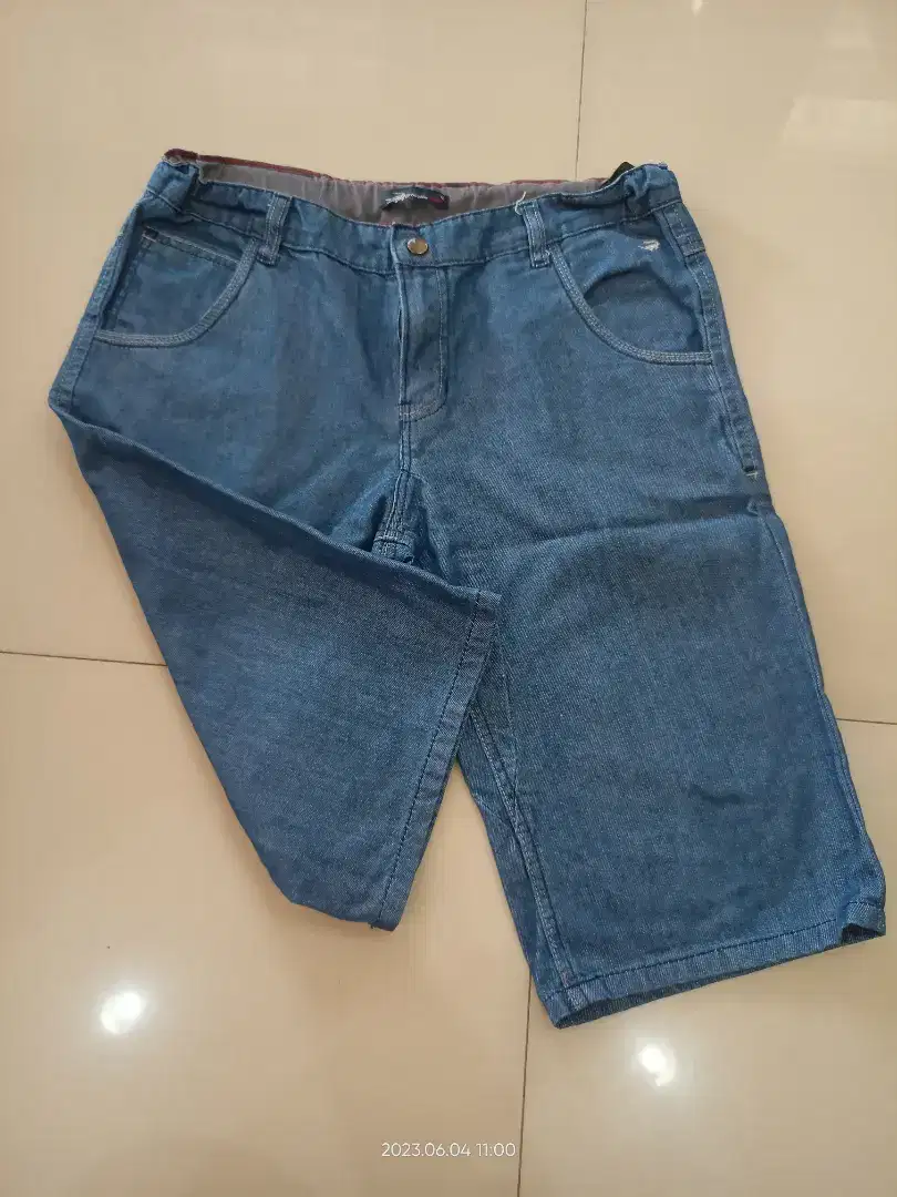 celana jeans pendek anak laki laki usia 14 th crocodile ocean blue